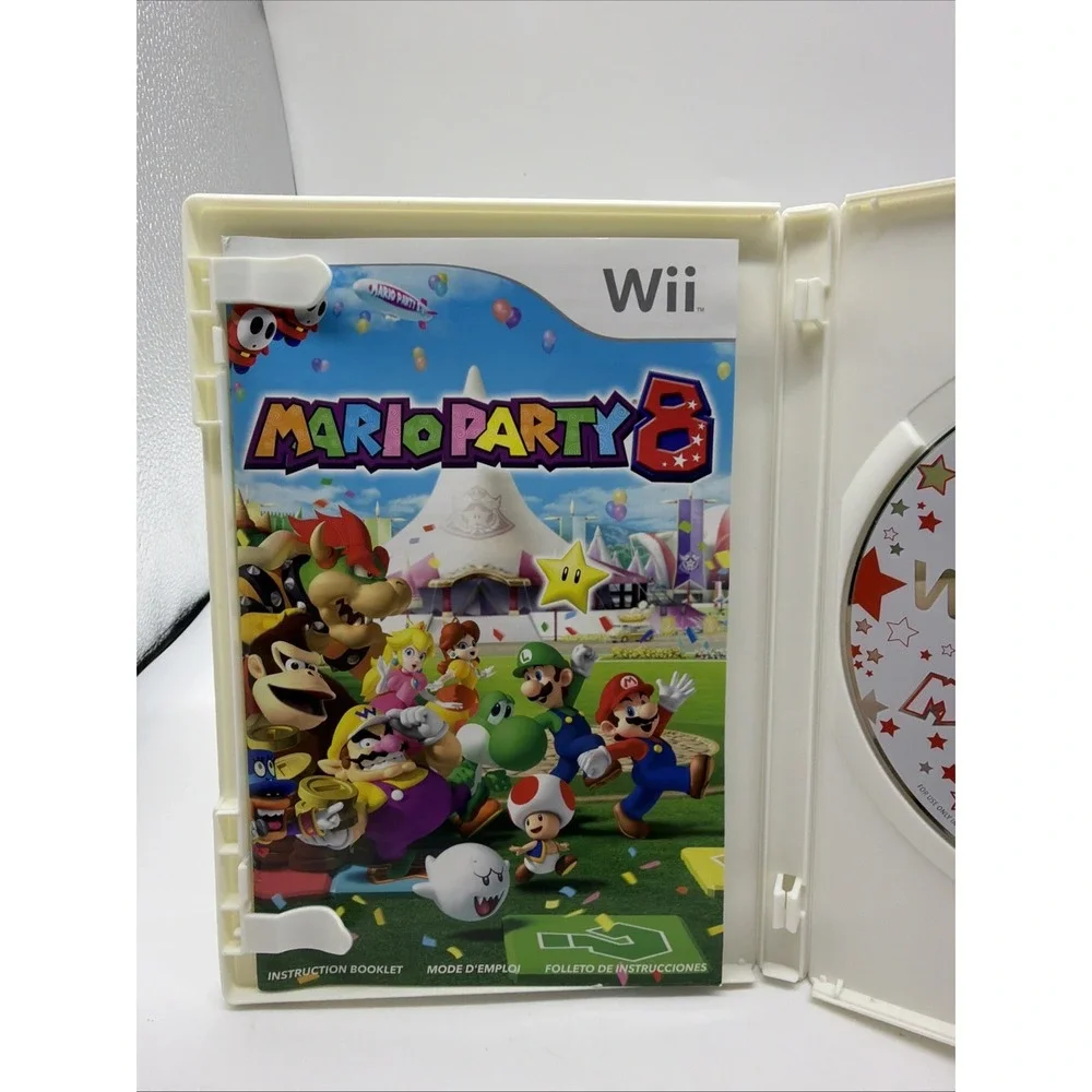 Mario Party 8 Nintendo Wii CIB Complete W/ Manual Case & Game 2006 Tested Works